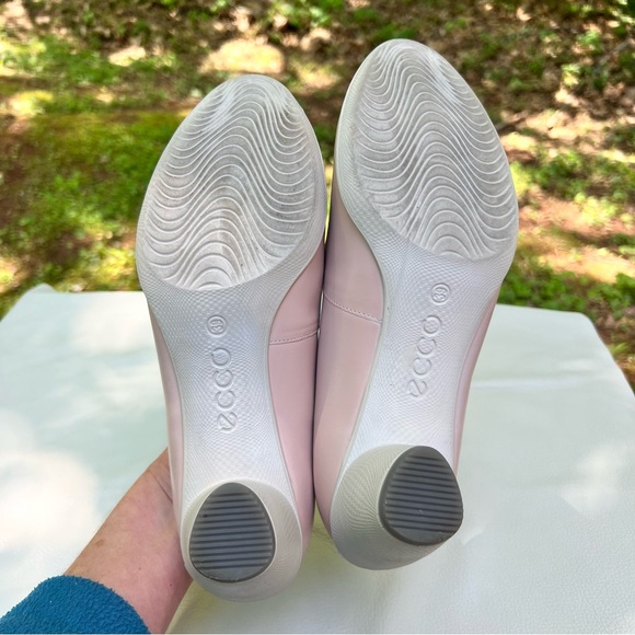 ecco Danish Design Womens Blush Leather Heels. Size 39 US 8 - Picture 8 of 8